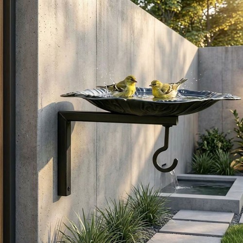 Wall mounted bird - wall, feeder