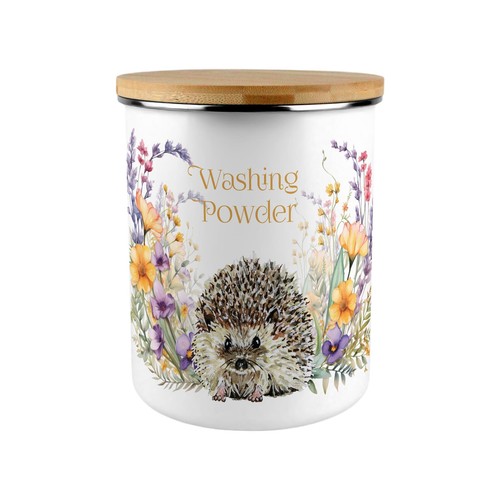 Floral hedgehog washing - hedgehog,