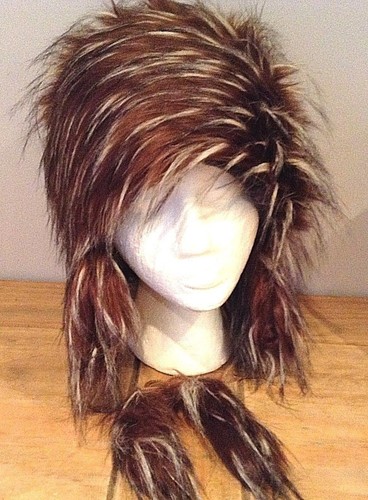 Shaggy faux fur - faux, trapper