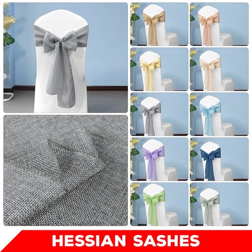 10x burlap hessian sash - 10x,