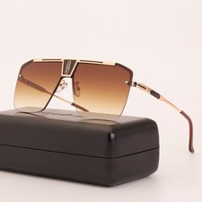 Oversized Square Pilot Sunglasses Mens Women Designer Fashion Outdoor Glasses