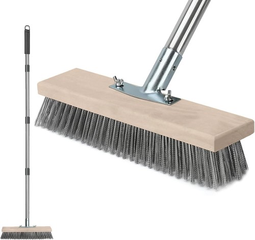 Wire broom heavy duty - heavy,