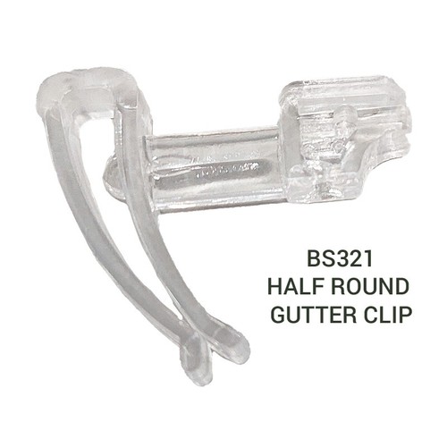 Gutter clips for birdoff - gutter,