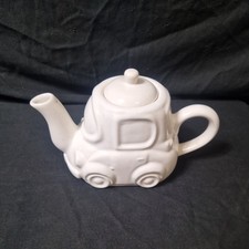 Novelty Ceramic Teapot Car