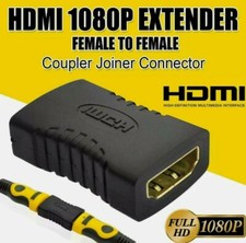 HDMI Connector Extender Female To Female Coupler Joiner Adapter Cable Extension