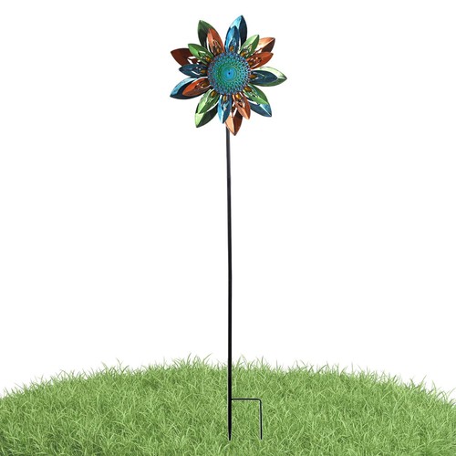 Sunflower garden wind - garden,