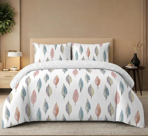 Scandi leaf duvet cover - leaf,