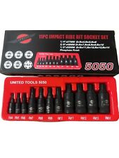 10pc  Impact Ribe bit Socket
