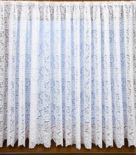 White net curtain heavy - white,
