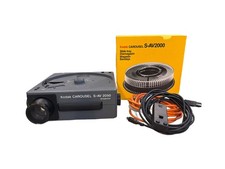 Vintage Kodak Carousel S-AV 2050 Slide Projector, Prime with Slide Tray