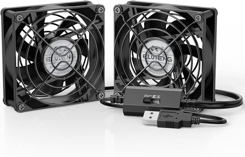 Eluteng usb fan - 80mm, in