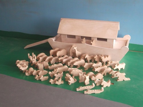 Large wooden noahs - wooden, with