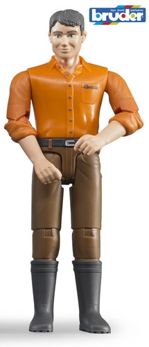 Bruder bworld man figure light - bruder,