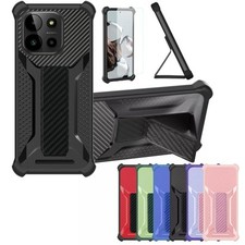 for myPhone N23 Plus 5G Phone Case Cover Glass Screen Protector A1