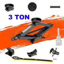 Scissor Jack 3 Ton Jack Kit Universal Tire Tool Set for SUV & Auto  with Wrench