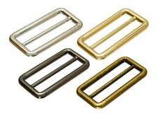 Heavy Duty 50mm Metal Tri Glide Slide Buckles 4 Colors