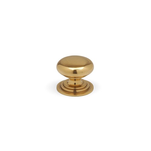 Solid brass cabinet cup handle - brass,