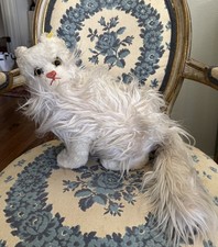 VINTAGE STEIFF WHITE PERSIAN