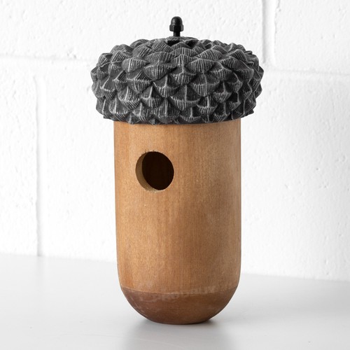Acorn shape wooden wren small - acorn,
