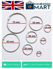 Metal SPLIT RING Loop Hinges