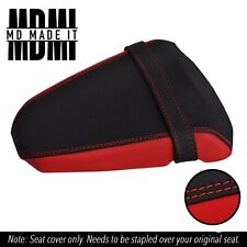 FITS APRILIA RS 125 06-10 CUSTOM REAR GRIP VINYL SEAT COVER BLACK & RED