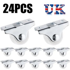 24PCS Fixed Castor Wheels for