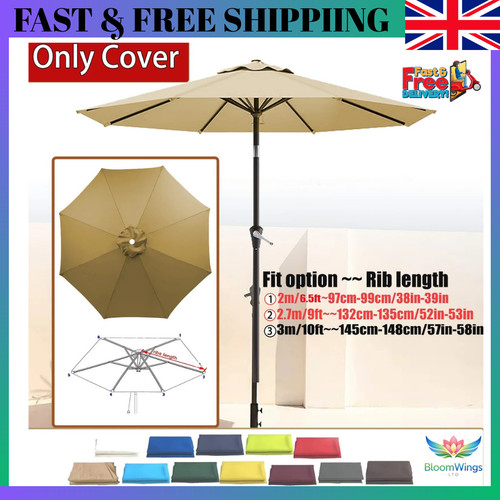 Large parasol umbrella - 2m,
