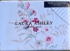 NEW & SEALED Laura Ashley MOSEDALE POSY Set of 2  Pillowcases New/Sealed 220TC