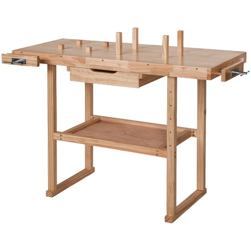 Wooden workbench bench crafts - wooden,