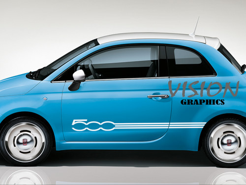 Fiat 500 abarth car - fiat, lines