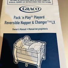 Graco pack-n-play reversible Napper/Changer LX manual/instructions booklet