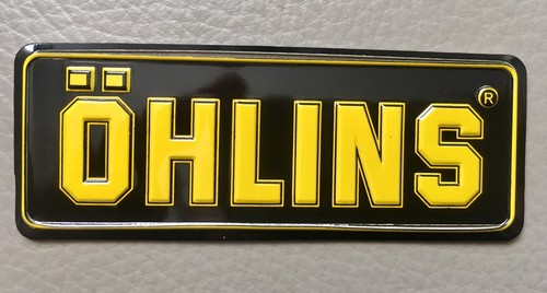 Ohlins black motorcycle - black, 3d