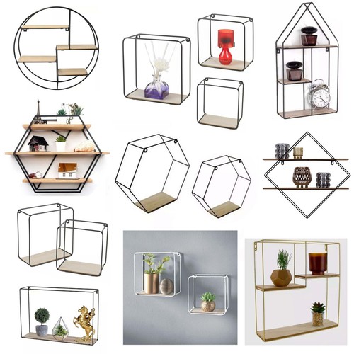 Floating shelf metal wire wall - floating,