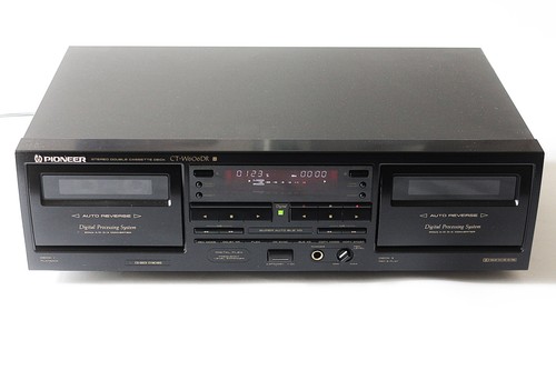 Pioneer w606dr double - pioneer, ct-w606dr