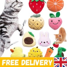 Variety Pack of 10 Catnip Plush Toys for Indoor Cats - Stress-Relieving Fun