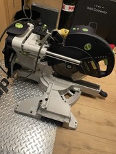 Festool KS120EB 110V Kapex Sliding Compound Chop Mitre Saw 16amp yellow plug