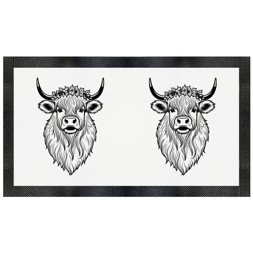 Festive highland cow pet - highland,