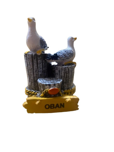 Oban seagull resin ornament - seagull,