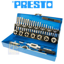 Craft Pro Presto 9S69032 M3 - M12 metric hss tap & die box set
