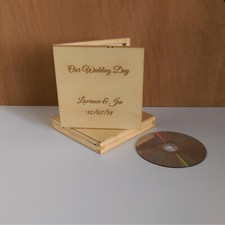 Personalised Wooden DVD / CD