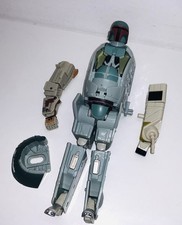 Star Wars Transformers Boba Fett Gun Ship Kenner Toys Incomplete