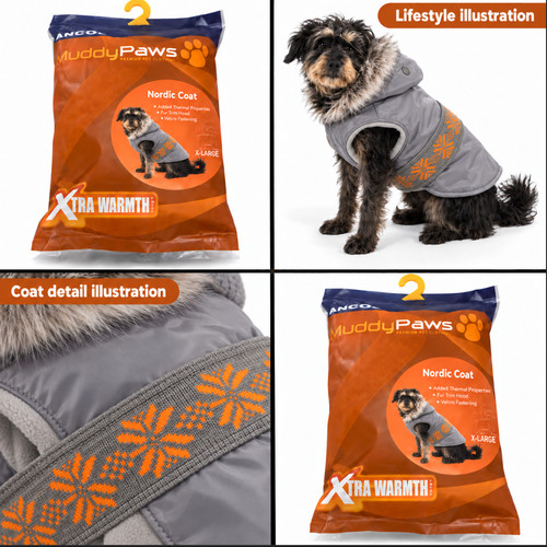 Dog coat muddy paws - dog,