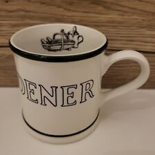 The National Trust HEAD GARDENER Dorn Williams Staffordshire Ceramic Mug Cup NT