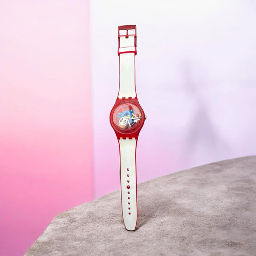 Swatch clownfish white and red - swatch,