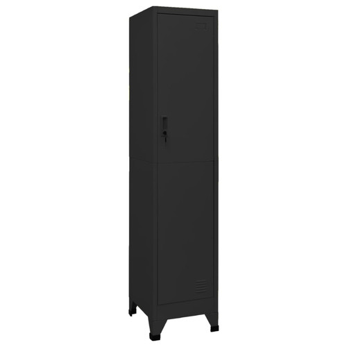 Locker cabinet black steel - cabinet,