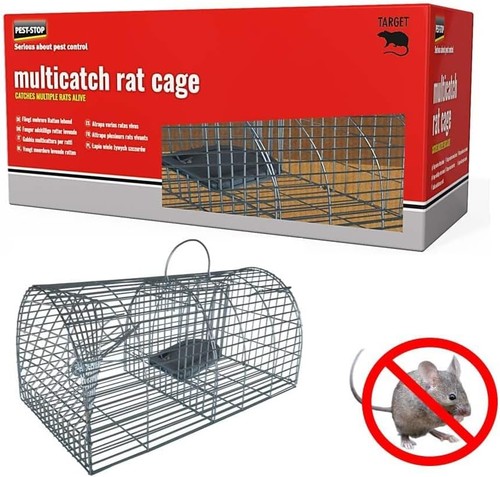 Multi catch rat cage trap - multi,
