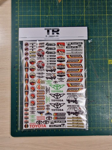 Toyota stickers scale 1 - "toyota",
