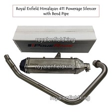 Royal Enfield Himalayan 411 Powerage SS Exhaust Silencer with Header Bend Pipe
