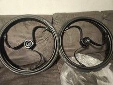 Loop Carbon Fibre Suspension Wheelchair Wheels 24” Lightweight Pair