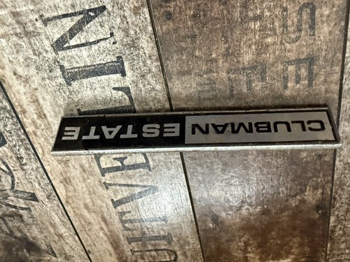 Mini clubman estate boot badge - boot,